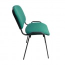 Стул ИЗО BL, ткань TK 8 (зеленый+черный)